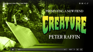 Creature Skateboards - Peter Raffin